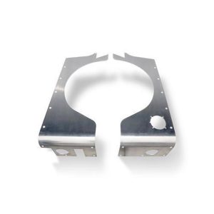 Poison Spyder Standard Crusher Corners (Bare Aluminum) - 14-04-020-ALUM