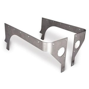 Poison Spyder Comp Cut Crusher Corners (Bare Aluminum) - 14-04-040-ALUM