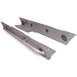 Poison Spyder Rocker Knockers with Sliders (Bare Steel) - 15-08-060