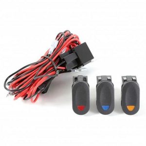 Rugged Ridge 3-Light Installation Wiring Harness with Rocker Switches - 15210.73