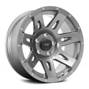 Rugged Ridge XHD Wheel, 17x9 with 5 on 5 Bolt Pattern - Gunmetal Gray - 15301.30