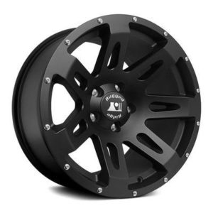 Rugged Ridge XHD Wheel, 18x9 with 5 on 5 Bolt Pattern - Satin Black - 15305.01