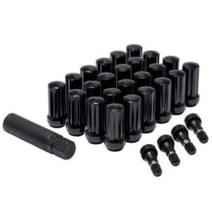 Pro Comp 24-Piece 14x2.0 Lug Nut Kit (Black) - 16104B