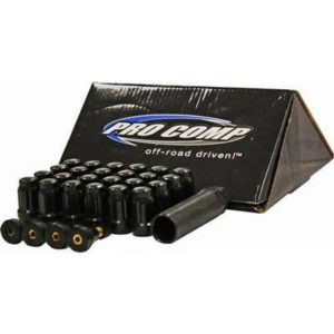 Pro Comp 24-Piece 14x1.5 Lug Nut Kit (Black) - 16144B