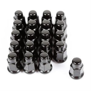 Rugged Ridge 1/2 Inch-20 Wheel Lug Nut Set (Black) - 16715.23