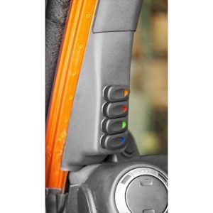 Rugged Ridge A-Pillar Switch Pod and Rocker Switch - 17235.86