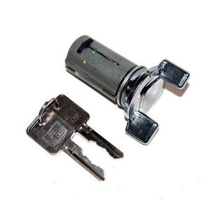 Omix-ADA Ignition Lock Cylinder and Key (Chrome) - 17250.03