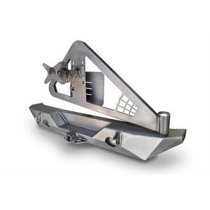 Poison Spyder RockBrawler II Rear Bumper with Integrated Single-Action Tire Carrier (Bare)- 17-62-020