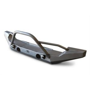 Poison Spyder Brawler Full Width Front Bumper with Brawler Bar and Shackle Tabs (Bare) - 17-64-020-DBT