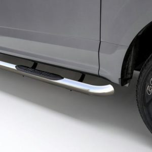 ARIES Offroad Side Bars 3" Nerf Step Bars (Polished Stainless) - 204044-2