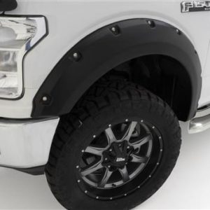 Bushwacker Front and Rear Pocket Style Fender Flares (White) - 20945-12