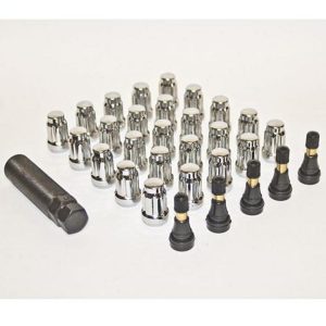 Pro Comp 25-Piece 1/2 Inch Chrome Lug Nut Kit - 21184