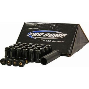 Pro Comp 25-Piece 1/2 Inch Black Lug Nut Kit - 21184B