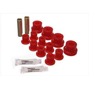 Energy Suspension Leaf Spring Bushing Set (Red) - 2.2102R