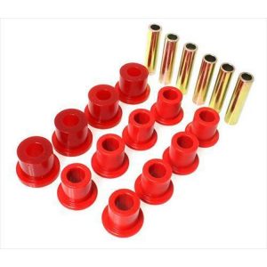 Energy Suspension Leaf Spring Bushing Set (Red) - 2.2107R