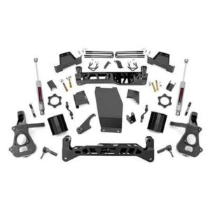 Rough Country 7" GM Suspension Knuckle Kit with Strut Spacers - 22832