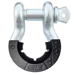 Smittybilt 3/4-inch D-Ring Shackle with Isolator (Zinc) - 23047