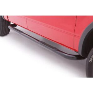 Lund 3-inch Round Bent Nerf Bars (Black) - 23083782