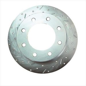 Stainless Steel Brakes Big Bite Cross Drilled Rotors - 23433AA3L