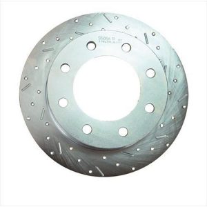 Stainless Steel Brakes Big Bite Cross Drilled Rotors - 23433AA3R