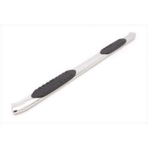 LUND 5 Inch Oval Curved Tube Steps, Cab Length (Stainless Steel) - 23751073