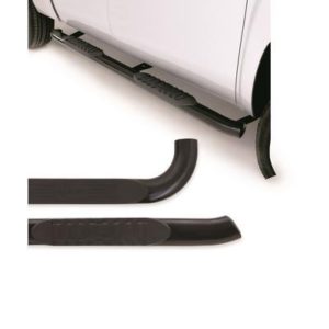Lund 5 Inch Curved Oval Nerf Bars (Black) - 24273077