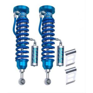 King Shocks 2.5 OEM Performance Series Remote Reservoir Coilover Front Shock Absorbers with Adjuster - 25001-119A