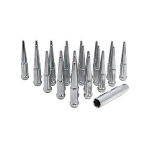 Oro-Tek 23-Piece 1/2 Chrome Spiked Lug Nut Kit - 251J42