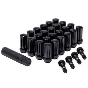 Pro Comp 32-Piece 14x2.0 Inch Black Lug Nut Kit - 26108B