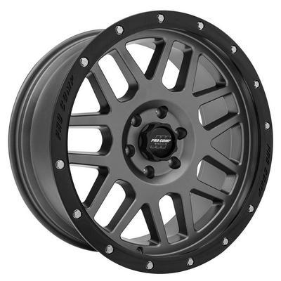 Pro Comp 40 Series Vertigo, 20x9 Wheel with 6 on 135 Bolt Pattern - Matte Graphite - 2640-293652