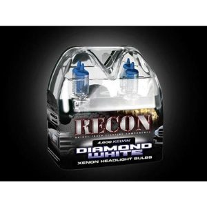 Recon Diamond White XENON Headlight Bulbs (White) - 264H16DW