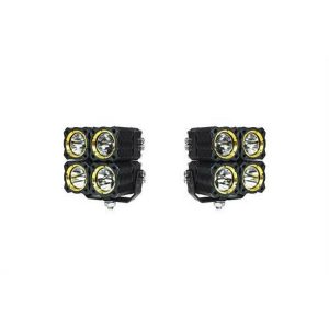 KC HiLites Flex Quad LED Combo Beam System (Black) - 280