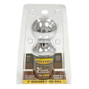 Smittybilt 2in. Receiver Hitch Ball (Chrome) - 2900