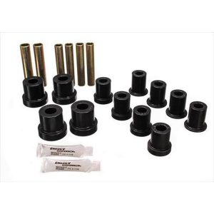 Energy Suspension Front Leaf Spring Bushing Set (Black) - 3.2112G