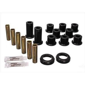Energy Suspension Rear Leaf Spring Bushing Set (Black) - 3.2129G
