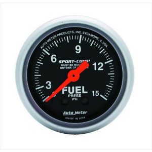 Auto Meter Sport-Comp Mechanical Fuel Pressure Gauge - 3311