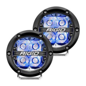Rigid Industries 360-Series 4" Spot LED Lights (Blue) - 36115