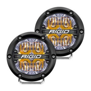 Rigid Industries 360-Series 4" Driving LED Lights (Amber) - 36118
