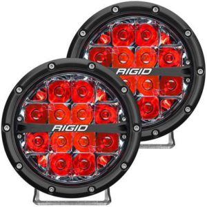 Rigid Industries 360-Series 6" Spot LED Lights (Red) - 36203