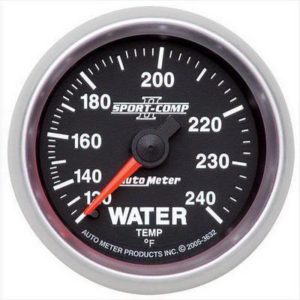 Auto Meter Sport-Comp II Mechanical Water Temperature Gauge - 3632