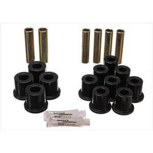Energy Suspension Rear Leaf Spring Bushing Set (Black) - 4.2114G