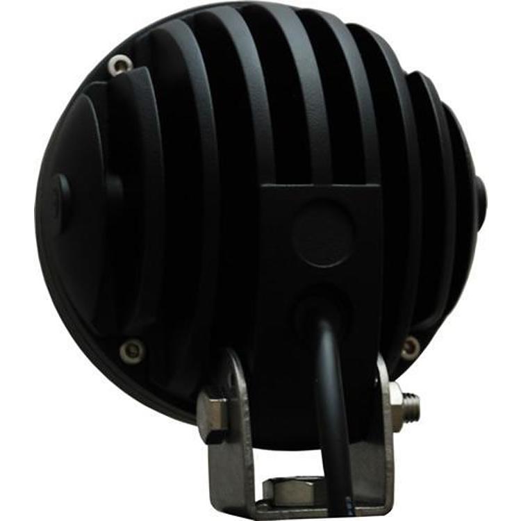 Vision X Lighting 4 Inch Round Utility Market Xtreme LED Black Work Light - Narrow Beam - 4004719 - Image 2