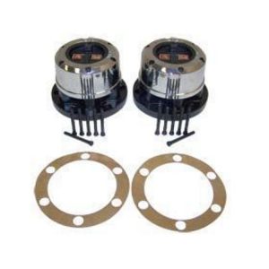 Crown Automotive Manual Locking Hub Set (Chrome ) - 400502