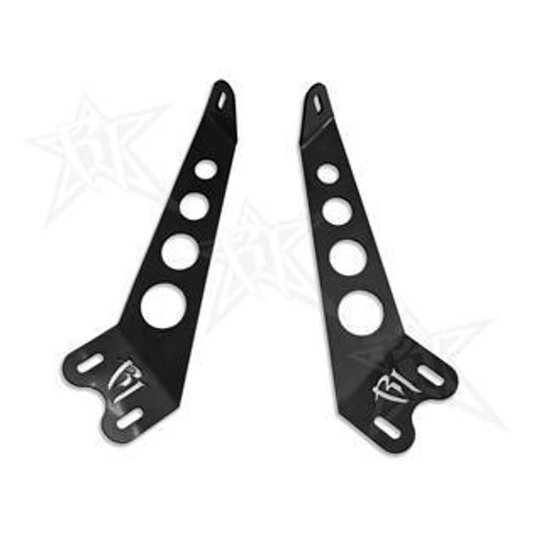 Rigid Industries Hood Light Bar Mount Kit (Black ) - 40332