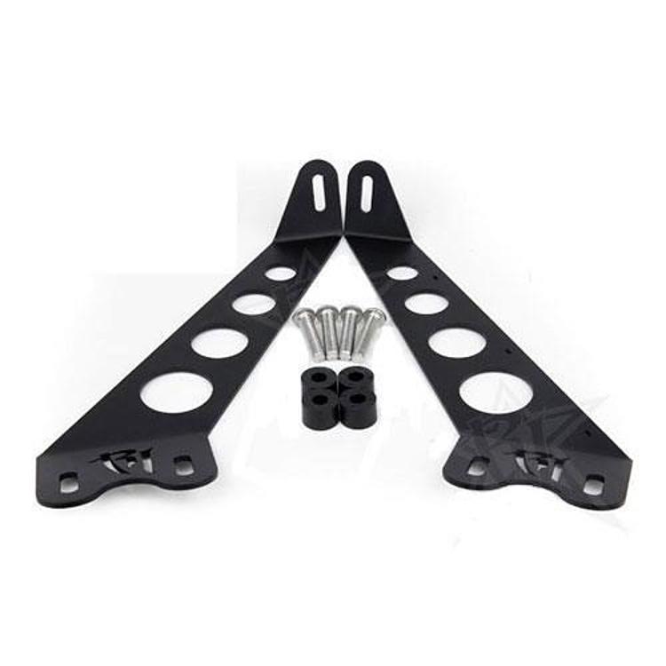 Rigid Industries Hood Light Bar Mount Kit (Black ) - 40332 - Image 2