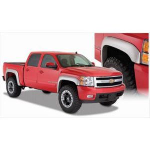 Bushwacker Chevrolet Silverado Extend-A-Fender Flare Set (Paintable) - 40925-02