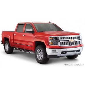 Bushwacker Chevrolet Silverado Pocket Style Fender Flare Set (Paintable) - 40957-02