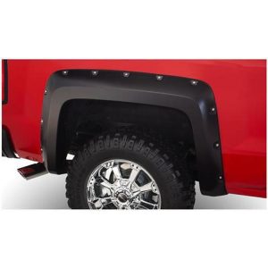 Bushwacker Chevrolet Silverado Pocket Style Fender Flare Set (Paintable) - 40959-02