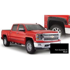 Bushwacker Chevrolet Silverado Max Coverage Fender Flare Set in Black (Paintable) - 40959-34