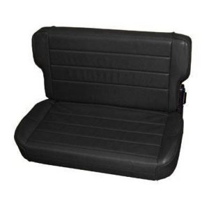 Smittybilt Fold and Tumble Rear Seat (Black) - 41315